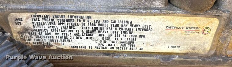 image for item EP2911 1996 Volvo reel truck