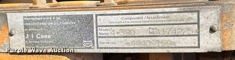 image for item ER0225 1989 Case 760 vibratory cable plow