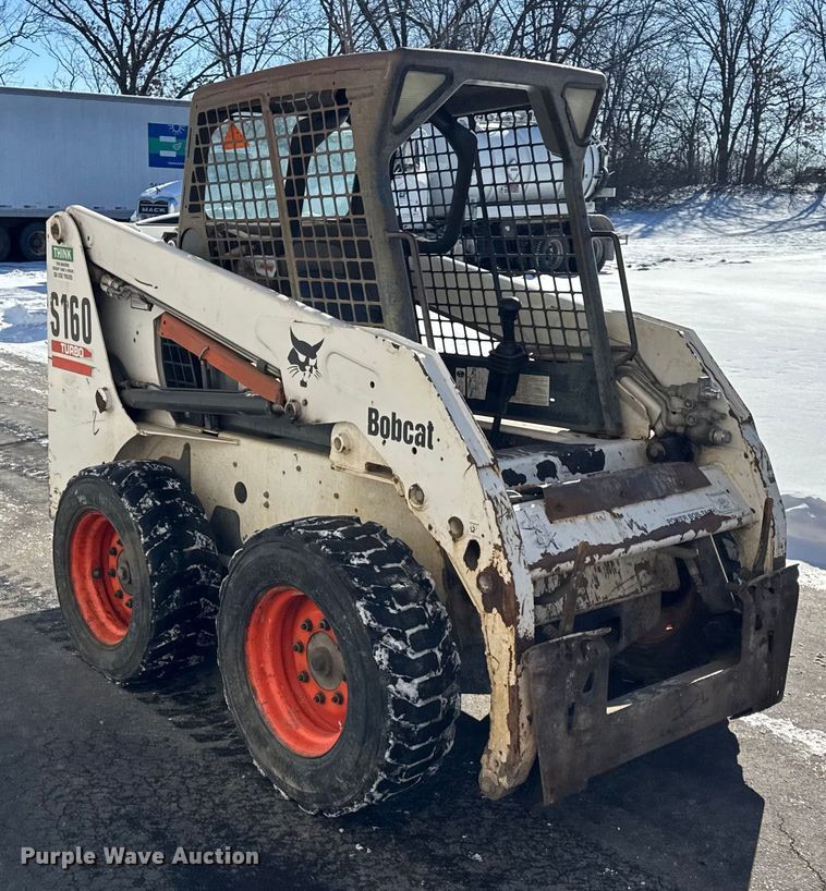 MINI CARGADOR SOBRE RUEDAS 2004 BOBCAT S160