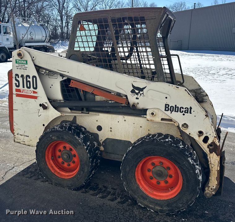 MINI CARGADOR SOBRE RUEDAS 2004 BOBCAT S160