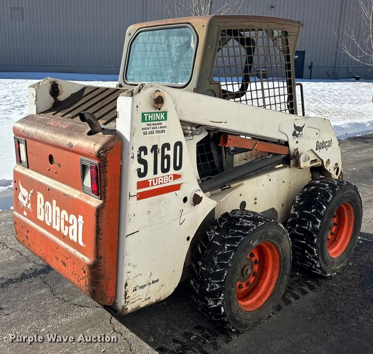 MINI CARGADOR SOBRE RUEDAS 2004 BOBCAT S160
