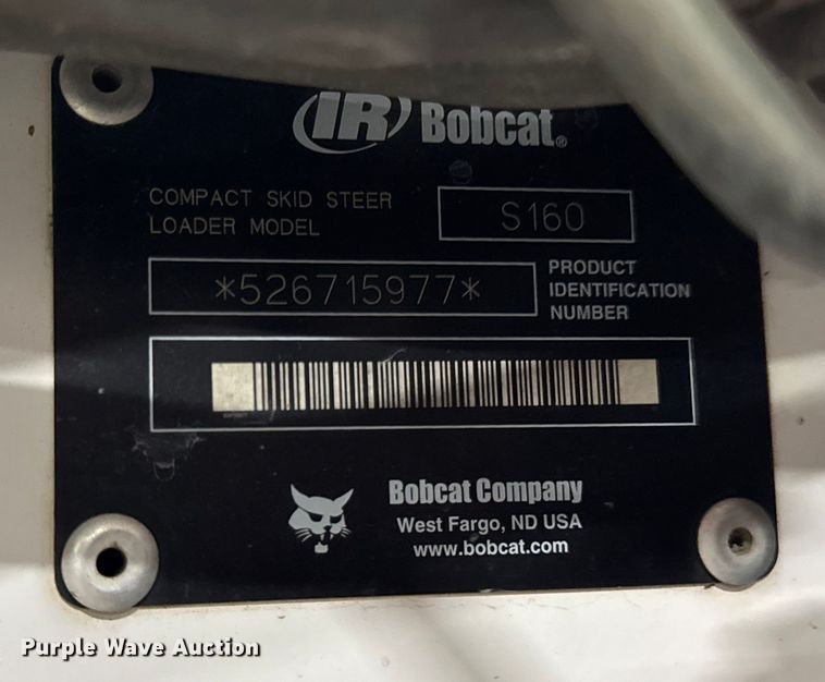 image for item ER0395 2004 Bobcat S160 skid steer loader