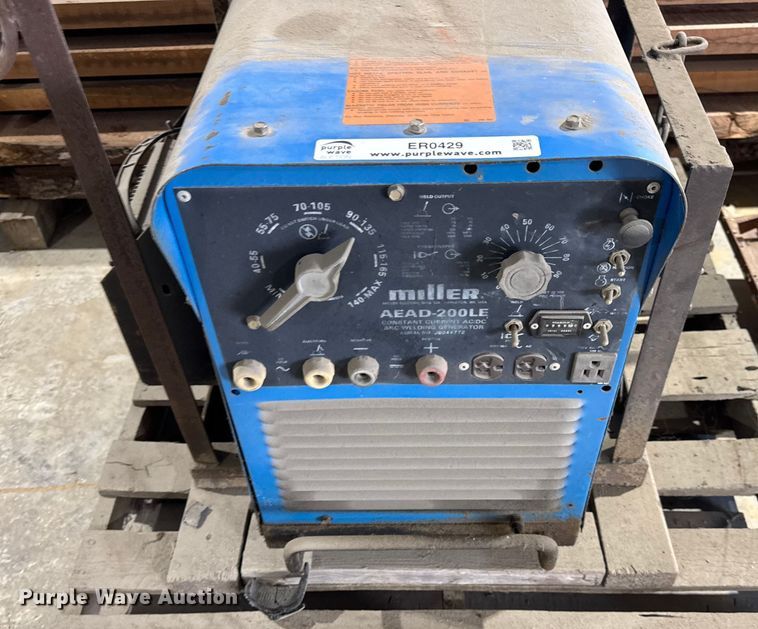 image for item ER0429 Miller AEAD-200LE welder/generator