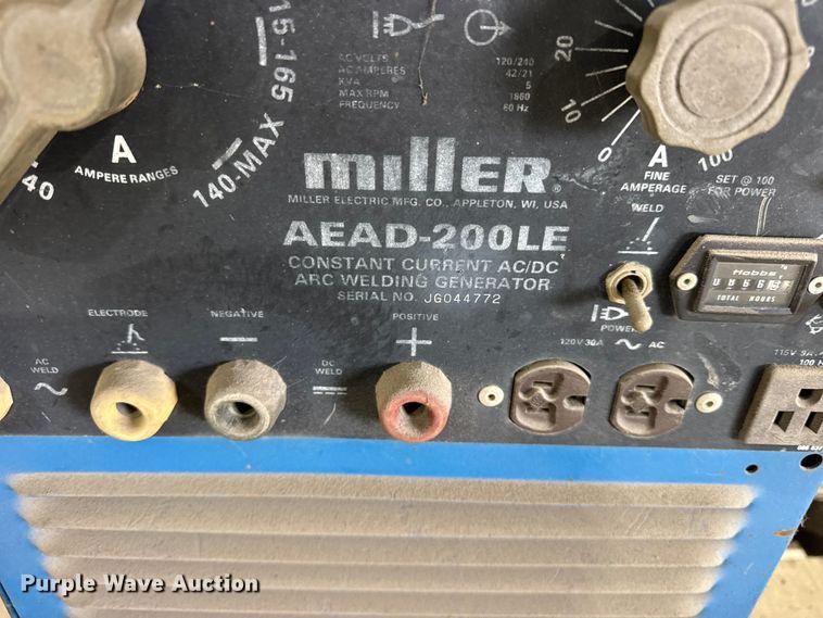 image for item ER0429 Miller AEAD-200LE welder/generator