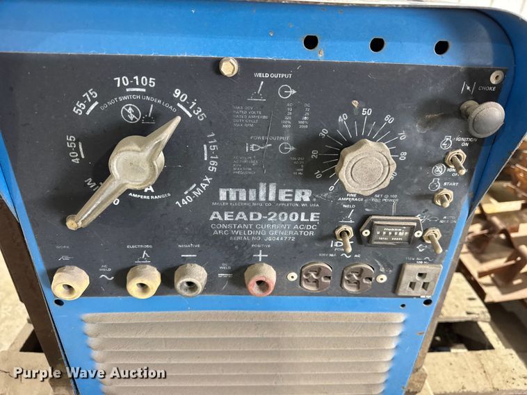image for item ER0429 Miller AEAD-200LE welder/generator