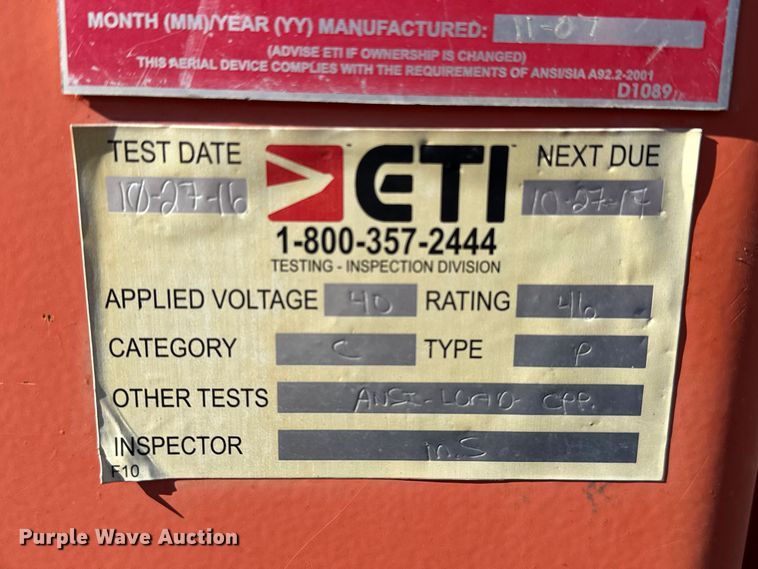 image for item ES1021 2008 International 4100 SBA bucket truck