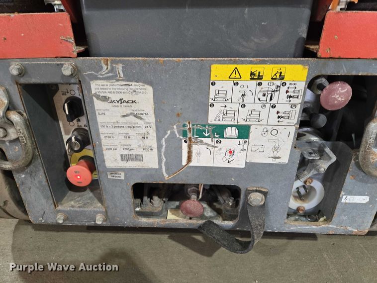 image for item ES2879 Skyjack SJ16 vertical lift