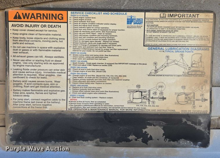 image for item ES2900 2019 Bobcat E42 mini excavator