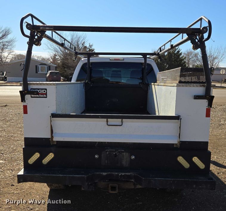 image for item ES2904 2015 Ford F350 Super Duty XL Crew Cab utility bed pickup truck
