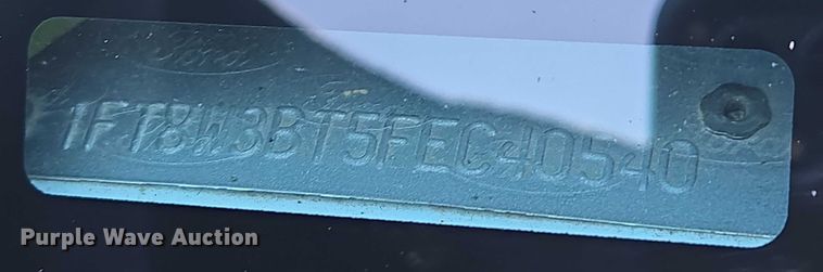 image for item ES2904 2015 Ford F350 Super Duty XL Crew Cab utility bed pickup truck