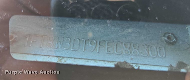 image for item ES2905 2015 Ford F350 Super Duty XL Crew Cab utility bed pickup truck