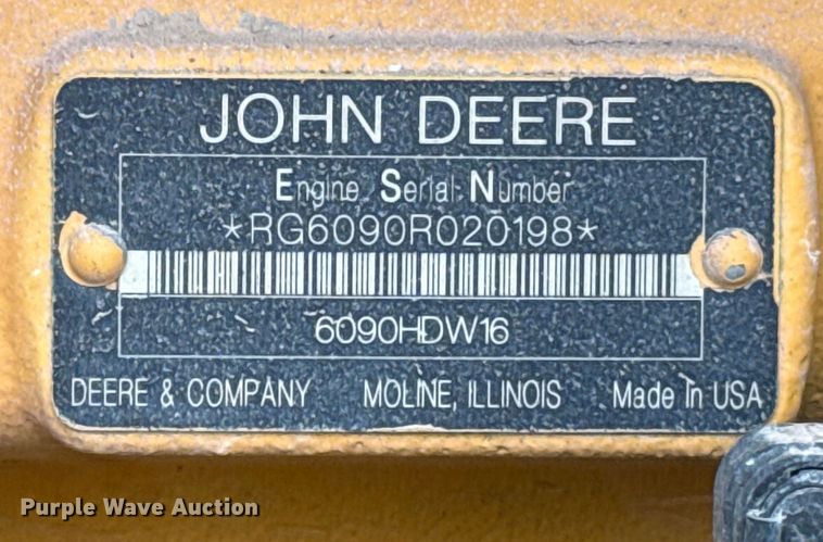 image for item ES5797 2012 John Deere 672G motor grader