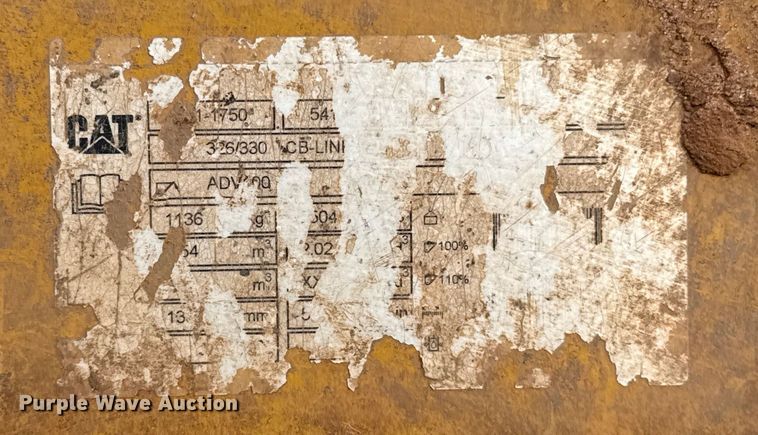 image for item ES5799 2015 Caterpillar 326FL excavator