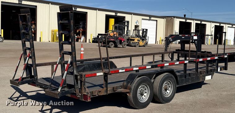 image for item ES5811 2017 Texas Pride EQ72014KBP equipment trailer