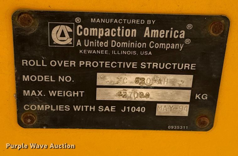 image for item ES5819 2000 Hypac C530AH pneumatic roller