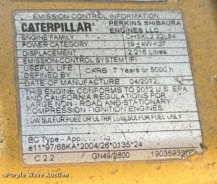 image for item ES5840 2012 Atlas Copco XAS 185 CD7 TBV air compressor