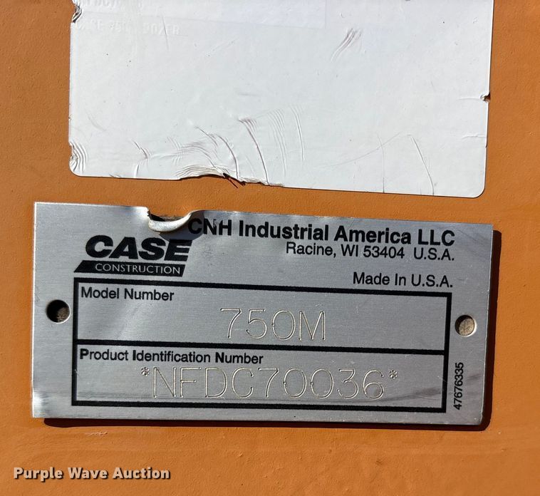 image for item ES8546 2015 Case 750M dozer