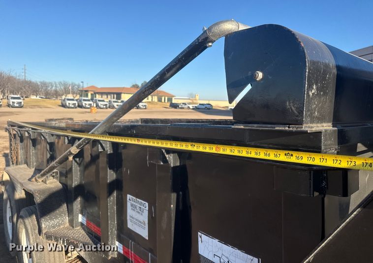 image for item ET1511 2007 Big Tex 14GX-14 dump trailer