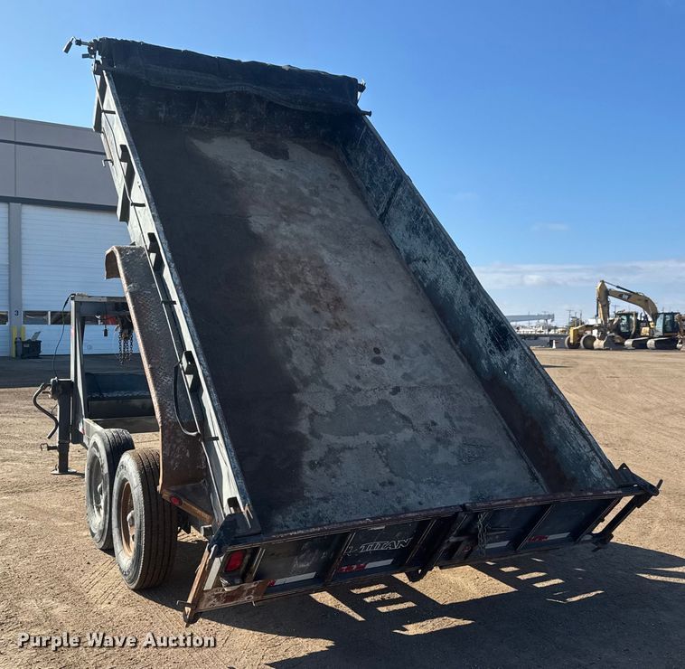 image for item ET4455 2007 Titan DB4889 dump trailer