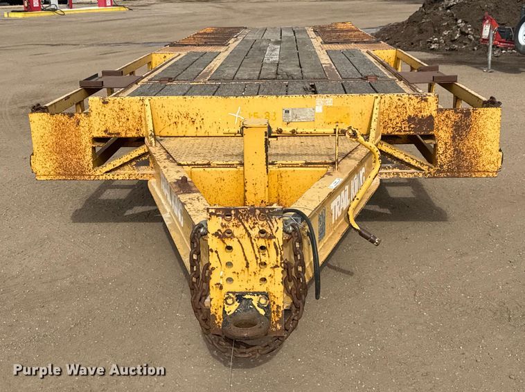 image for item ET4458 2001 Trail King TKT 20-2800 tilt deck equipment trailer