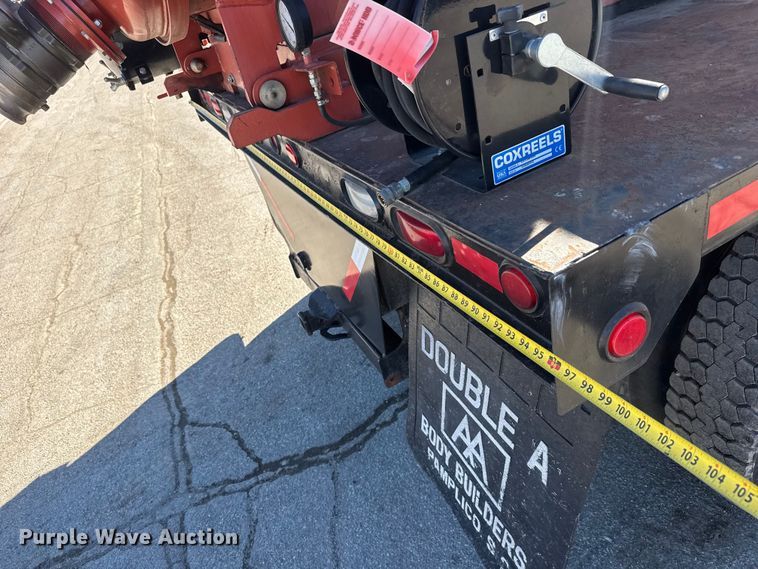 image for item ET4496 2008 Ford F750 Super Duty XL  flatbed truck with vacuum excavator