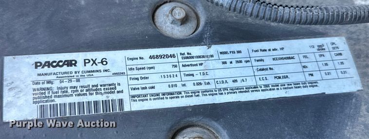 image for item ET4497 2009 Kenworth T270 flatbed truck with vacuum excavator