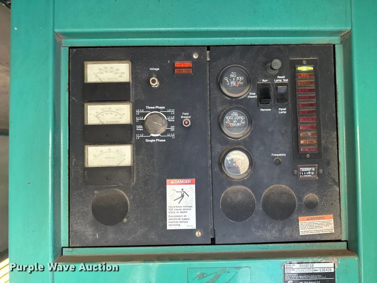 image for item ET4498 Onan 600DFGB generator