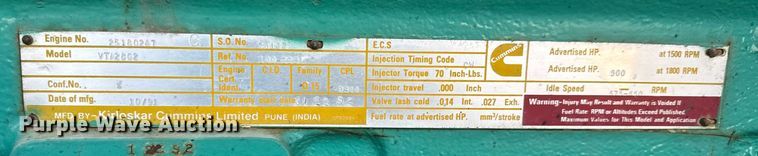 image for item ET4498 Onan 600DFGB generator