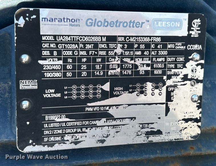 image for item ET6898 Industrial Gold air compressor