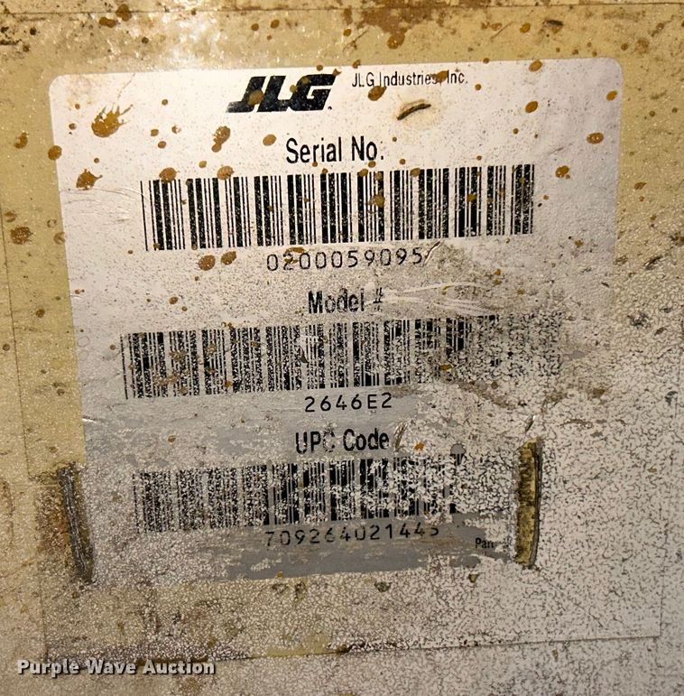 image for item ET6928 JLG 2646E2 scissor lift