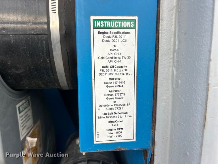 image for item ET6929 2005 Genie S-45 boom lift