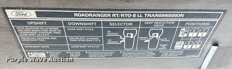 image for item ET6940 1998 Sterling LT9522 dump truck