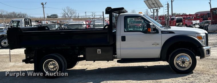 image for item ET6987 2012 Ford F550 Super Duty XL dump truck