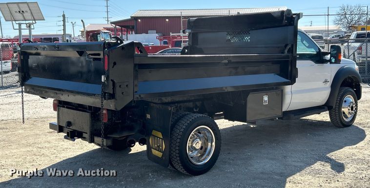 image for item ET6987 2012 Ford F550 Super Duty XL dump truck