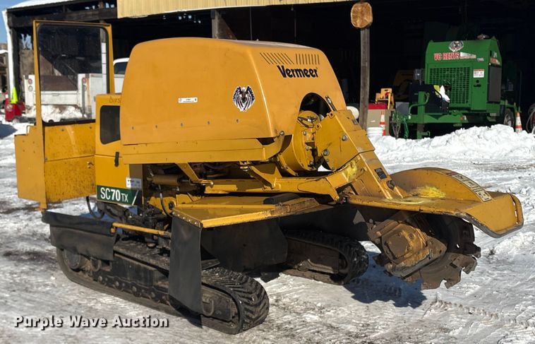 image for item ET8647 2023 Vermeer SC70TX stump grinder