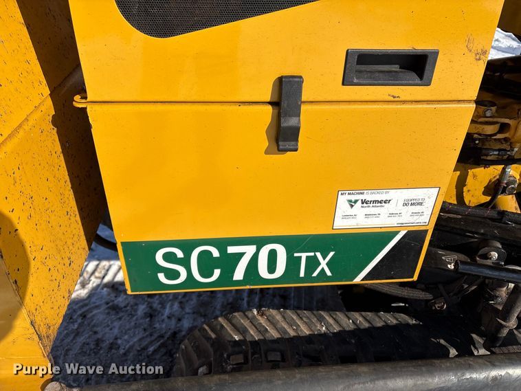 image for item ET8647 2023 Vermeer SC70TX stump grinder