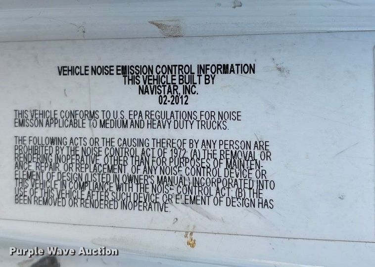 image for item EU4847 2013 International 4400 SBA bucket truck