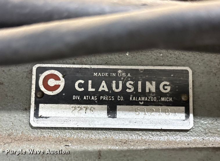 image for item EU4882 Clausing 2276  drill press