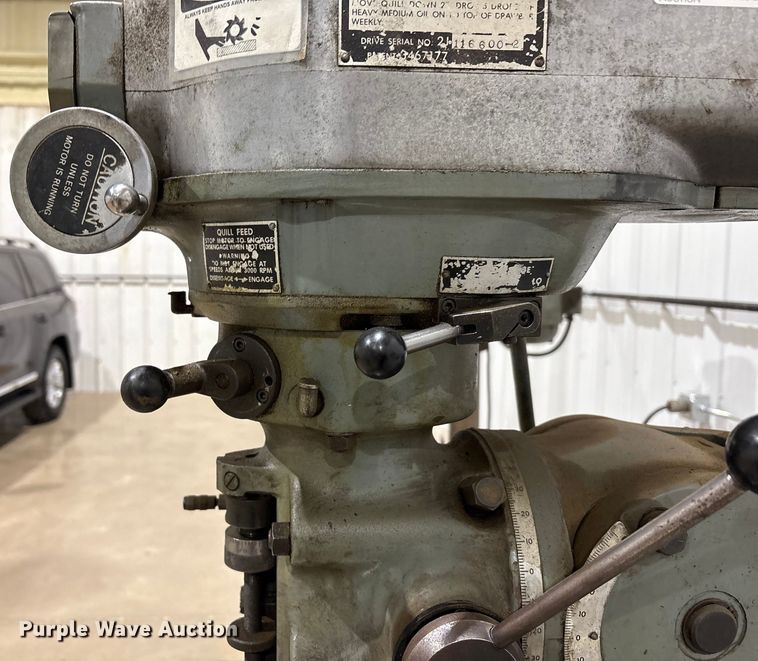 image for item EU4883 Bridgeport vertical milling machine