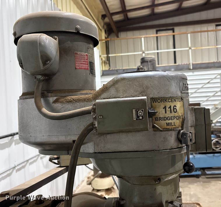 image for item EU4883 Bridgeport vertical milling machine