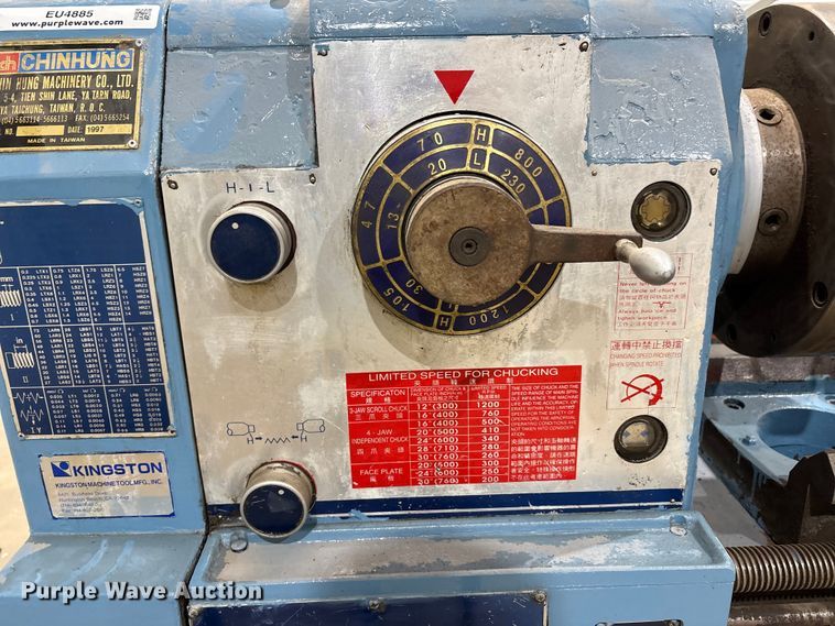 image for item EU4885 1997 Kingston HD-2290 Lathe