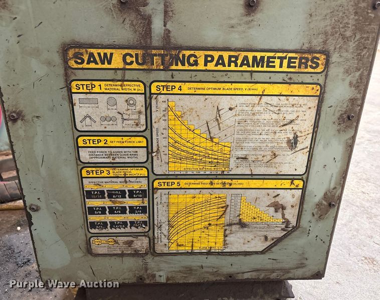 image for item EU4886 Hyd-Mech S-25A Band saw