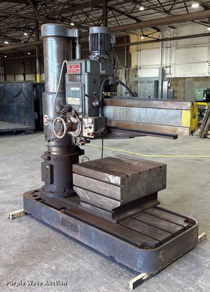 image for item EU4889 Ikeda RM-1575 radial arm drill press