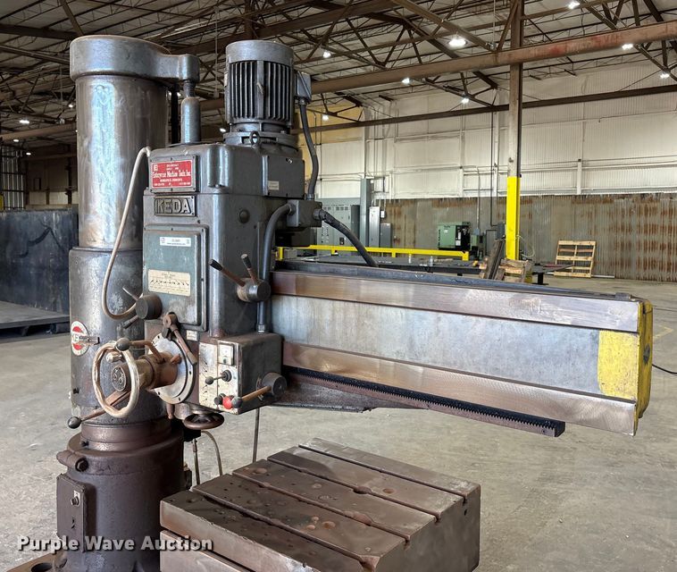image for item EU4889 Ikeda RM-1575 radial arm drill press