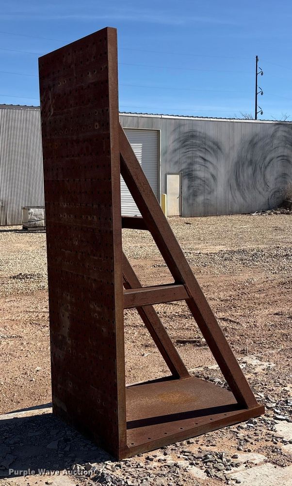 image for item EU4890 8' drilled metal angle plate