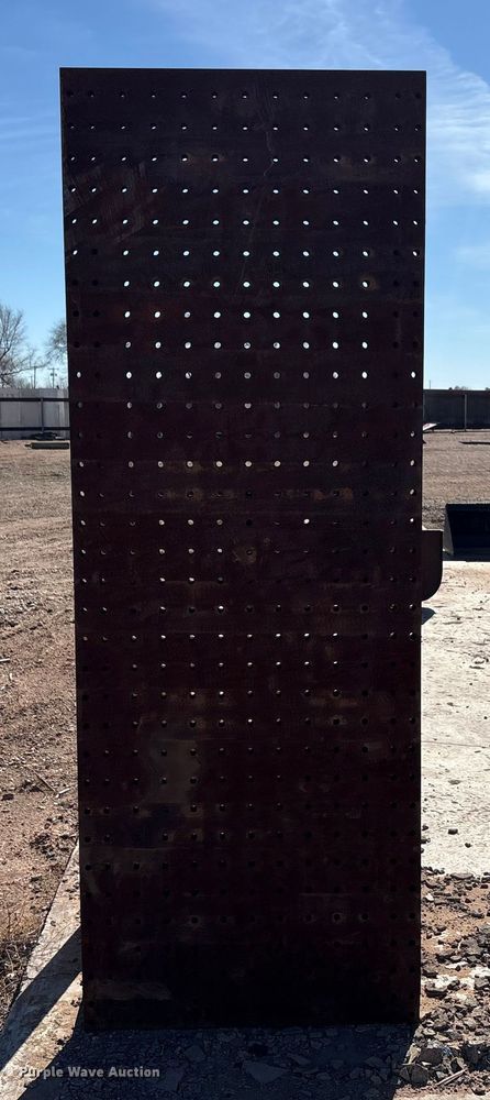 image for item EU4890 8' drilled metal angle plate