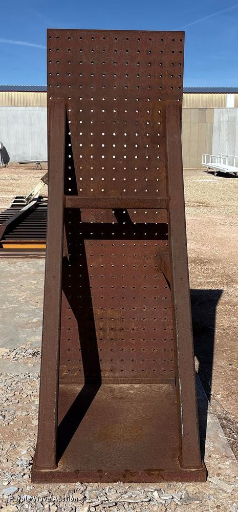 image for item EU4890 8' drilled metal angle plate