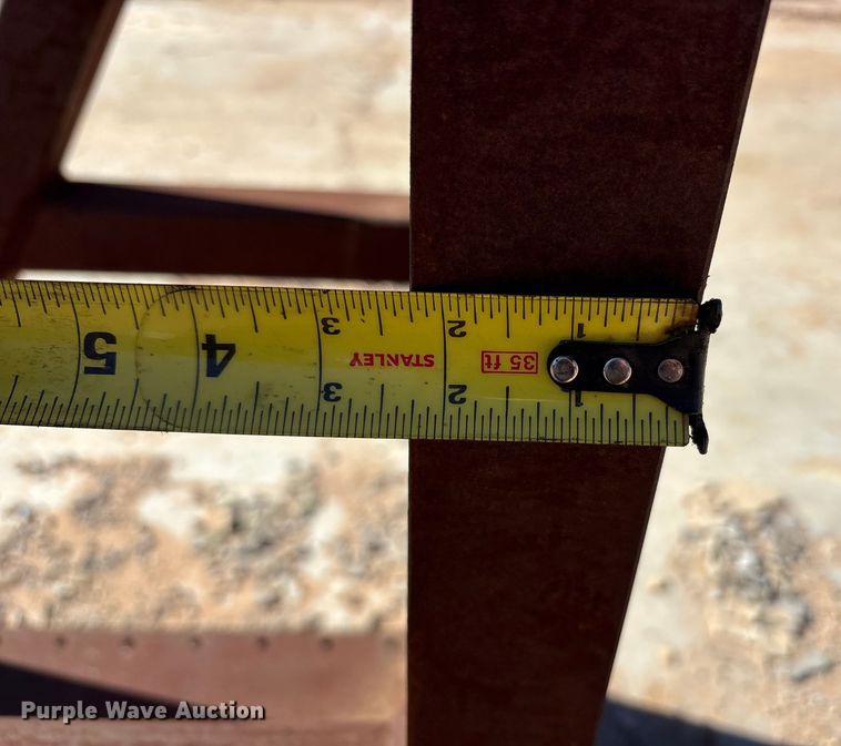 image for item EU4890 8' drilled metal angle plate