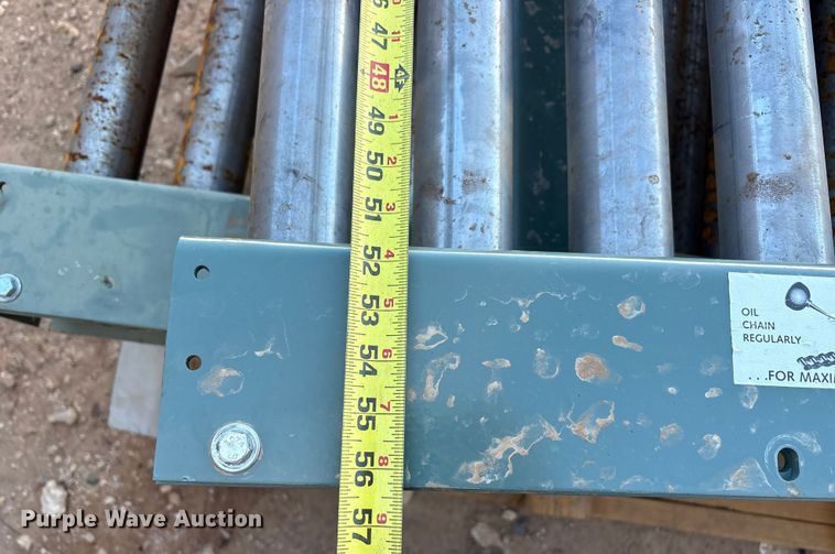 image for item EU4894 (16) metal roller conveyors 