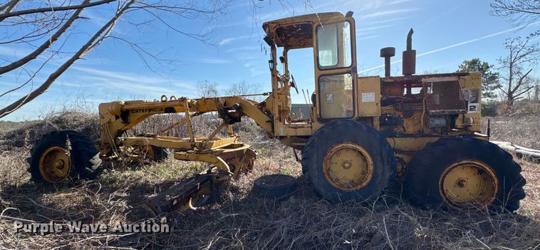 image for item EU7355 1971 Caterpillar 12F rigid frame motor grader